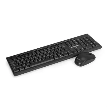 Клавиатура + мышь Exegate Professional Standard Combo MK280 , беспроводная, USB, черный (EX296104RUS)