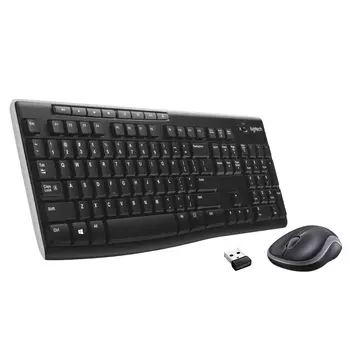 Клавиатура + мышь Logitech MK270, беспроводная, USB, черный (920-003381/920-004509/920-004518)