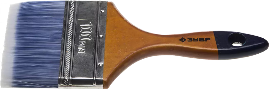 Кисть Зубр МАСТЕР АКВА, плоская, 100мм (4-01007-100)
