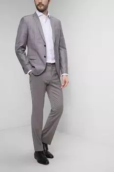 Пиджак из шерсти в клетку Slim fit D.Molina
