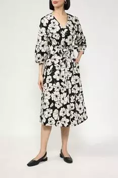 Платье хлопковое с поясом Gerry Weber