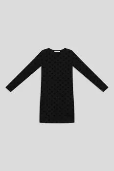 Платье хлопковое с принтом Calvin Klein Jeans