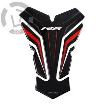 Наклейка на мотоцикл для Yamaha YZF-R6 R6 2002-3D смоланая накладка на топливный бак A
