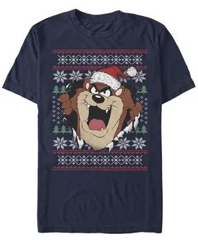Мужская футболка с коротким рукавом looney tunes taz ugly Fifth Sun, синий