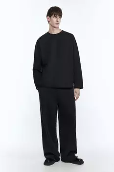 Лонгслив oversize с состаренным эффектом