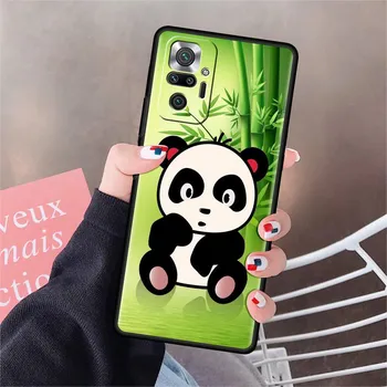 Funda для Xiaomi Redmi Note 10 9 11 Pro мягкий чехол для телефона 10S 9S K40 8 9A 9C 9T 7 10C 8T силиконовый чехол милый мультяшный животное панда Redmi Note 7