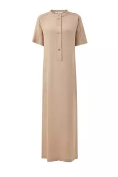 Платье-рубашка кроя oversize из итальянской шерстяной ткани