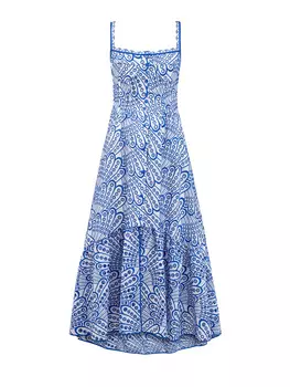 Платье-сарафан Irene из вышитого хлопка broderie anglaise