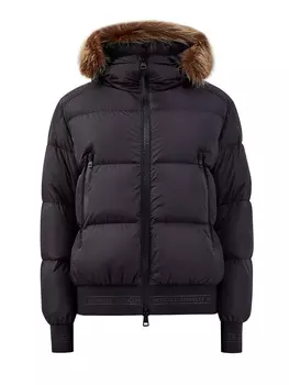 Пуховик Veyre из стеганого нейлона rainwear с мехом сурка