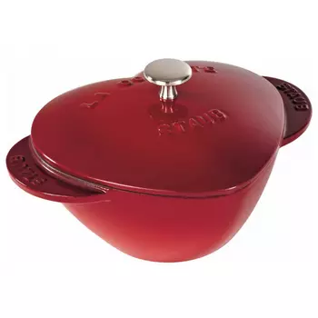 Staub Кокот "Сердце" 20 см, вишневый Staub