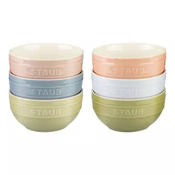 Staub Набор из 6 пиал 14 см Macaron Staub