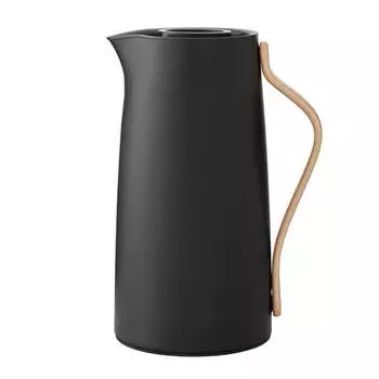 STELTON Термокувшин для кофе 1,2 л черный матовый Emma Stelton