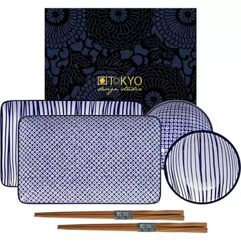 TOKYO design studio Набор столовой посуды для суши на 2 человека 6 предметов Nippon TOKYO Design studio