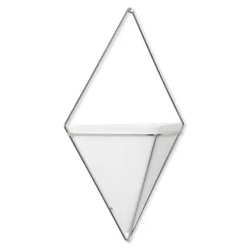 Umbra Декор для стен trigg, большой, белый/никель Umbra