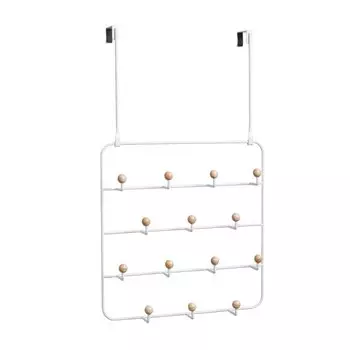 Umbra Вешалка дверная 59,69x36,19x10,16 см белая Estique Multifunktionale Trgarderobe Umbra
