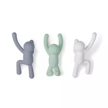 Umbra Вешалки-крючки (3 шт) 8,5х18х6,5 см мульти Buddy Umbra