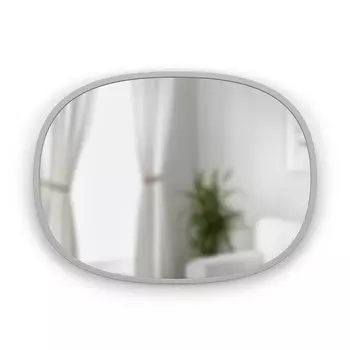 Umbra Зеркало овальное hub 45 х 60 см серое Umbra