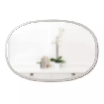 Umbra Зеркало овальное hub 61 х 91 см серое Umbra