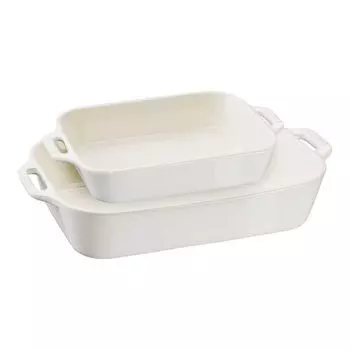 Staub Форма для запекания, 2 предмета белая Staub