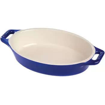 Staub Форма для запекания овальная 23 см Dark Blue Staub