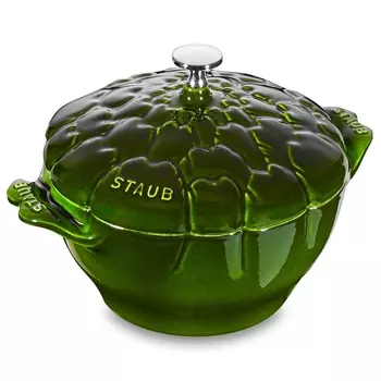Staub Кокот "Артишок", 22 см, зеленый Staub