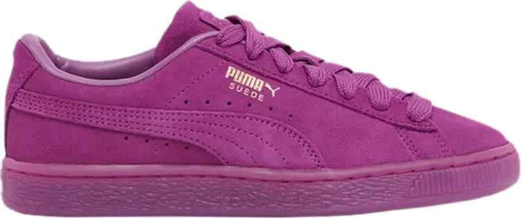 Кроссовки Puma Suede Classic Jr Mono Gold - Byzantium, фиолетовый