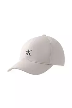 Бейсболка хлопковая с логотипом Calvin Klein Jeans