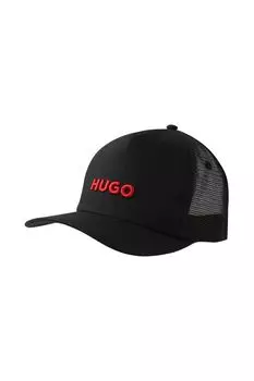 Бейсболка хлопковая с логотипом HUGO