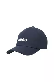 Бейсболка хлопковая с логотипом HUGO