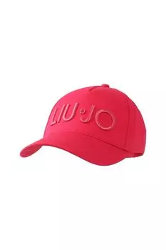 Бейсболка хлопковая с логотипом Liu Jo