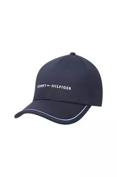 Бейсболка хлопковая с логотипом Tommy Hilfiger