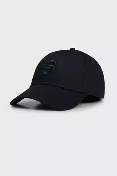Бейсболка хлопковая с монограммой BOSS