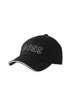 Бейсболка с логотипом бренда BOSS