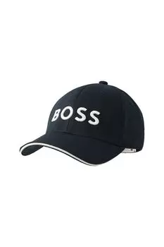Бейсболка с логотипом бренда BOSS