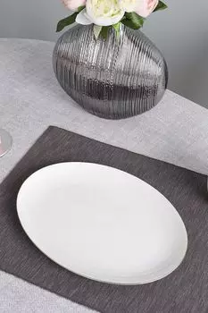 Блюдо фарфоровое Allseasons Platinum 21maison
