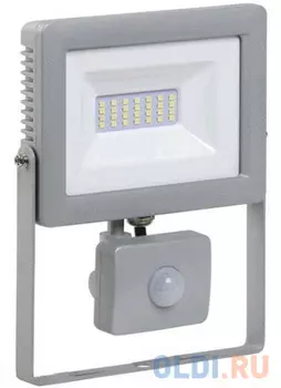 Iek LPDO702-20-K03 Прожектор СДО 07-20Д светодиодный серый с ДД IP44 IEK