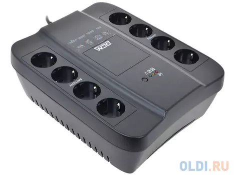 ИБП Powercom SPD-1000U Spider 1000VA/550W USB,AVR,RJ11,RJ45 (4+4 EURO) черный