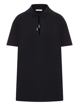 Топ Poltava с короткими рукавами MAX MARA, черный