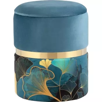 Пуф Stool Group Кэрри с ящиком велюр Gingko