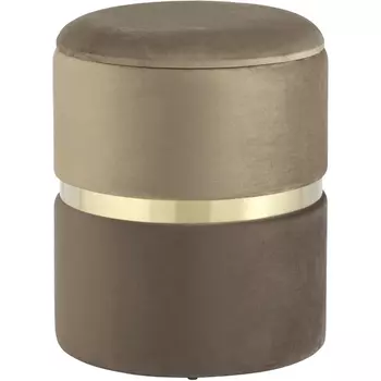 Пуф Кэрри с ящиком шенилл коричневый УТ000036809 Stool Group