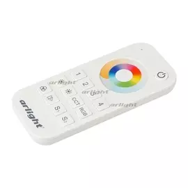 Пульт SMART-R20-MULTI White (4 зоны, 2.4G) (IP20 Пластик) 023471 (Arlight)