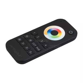 Пульт SMART-R22-MULTI Black (4 зоны, 2.4G) (Arlight, IP20 Пластик, 5 лет) 023473