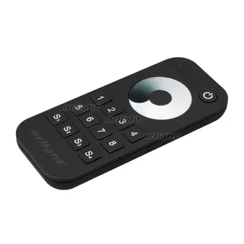 Пульт SMART-R24-DIM Black (8 зон, 2.4G) (Arlight, IP20 Пластик, 5 лет) 031935