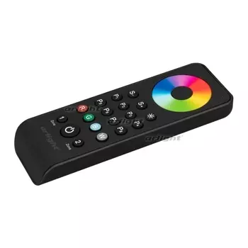 Пульт SMART-R43-RGBW Black (2 зоны, 2.4G) (Arlight, IP20 Пластик, 5 лет) 031938