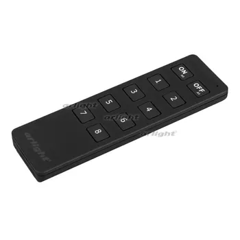 Пульт SMART-R8-DIM (8 зон, 2.4G) (Arlight, IP20 Пластик, 5 лет) 023029
