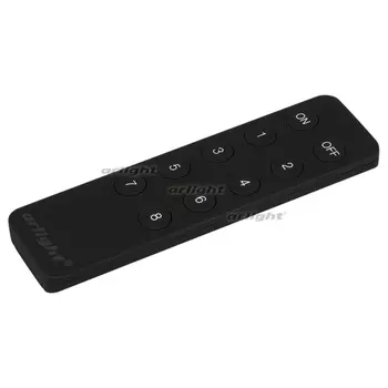 Пульт SR-2833K8 Black (диммер 8 зон) (IP20 Пластик) 020097 (Arlight)