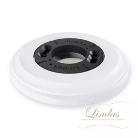 Рамка 1 местная Белая керамика 25110 (Lindas)