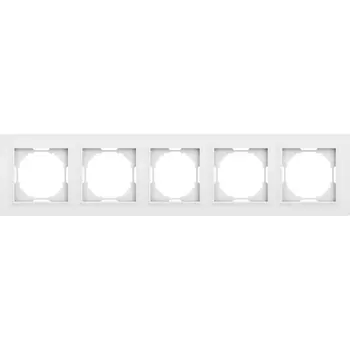 Рамка 5-я, Wave матовый белый Donel A07 DEW21533