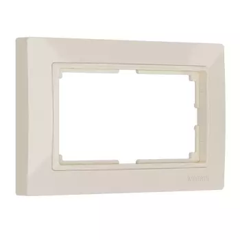 Рамка для двойной розетки Snabb basic (слоновая кость) Werkel W0082003 (a051293)
