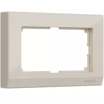 Рамка для двойной розетки Stark (слоновая кость) Werkel W0081803 (a050906)